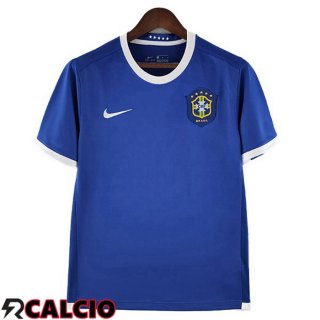 Seconda Maglia Storica Brasile Retro Blu 2006