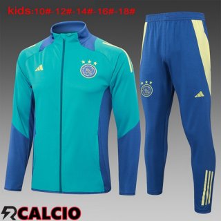 Insieme Tuta Calcio - Giacca AFC Ajax Bambino Verde 2024/2025