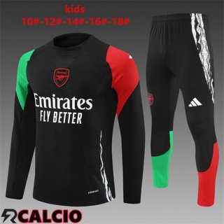 Insieme Tuta Calcio Arsenal Bambino Nero Rosso Verde 2024/2025