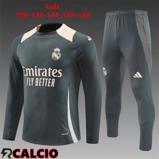 Insieme Tuta Calcio Real Madrid Bambino Grigio 2024/2025