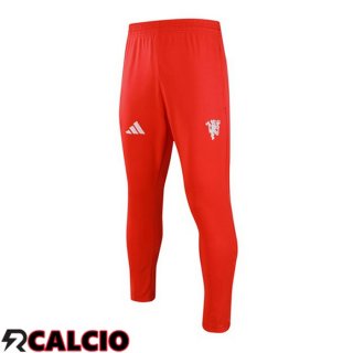 Pantaloni Da Allenamento Manchester United Rosso 2024/2025