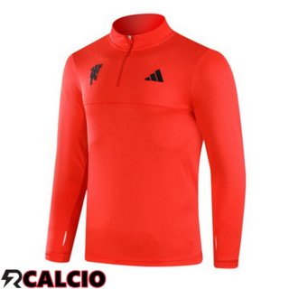 Felpa Allenamento Manchester United Rosso 2024/2025