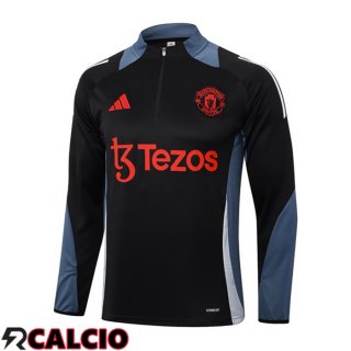 Felpa Allenamento Manchester United Nero 2024/2025