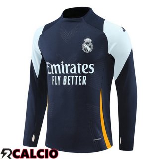 Felpa Allenamento Real Madrid Blu Reale 2024/2025