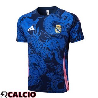 T Shirt Allenamento Real Madrid Blu Reale 2024/2025