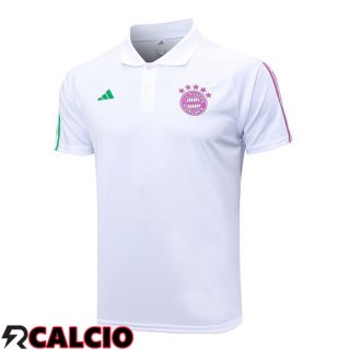Maglia Polo Bayern Monaco Bianco 2023/2024