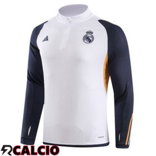 Felpa Allenamento Real Madrid Bianco 2023/2024