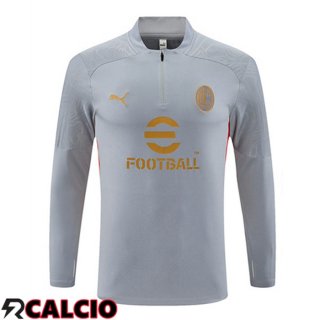 Felpa Allenamento AC Milan Grigio 2024/2025