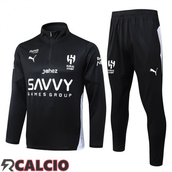Insieme Tuta Calcio Al-Hilal FC Nero 2025/2026