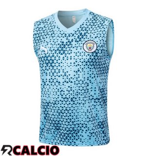 Canotta Calcio Manchester City Blu 2023/2024