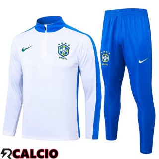 Insieme Tuta Calcio Brasile Bianco 2024/2025