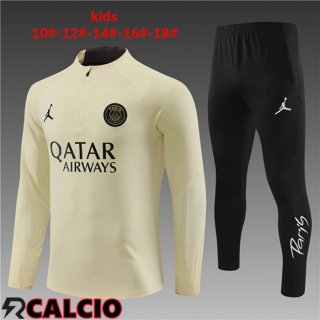 Insieme Tuta Calcio Paris PSG Bambino Giallo 2023/2024