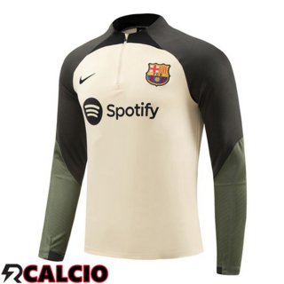 Felpa Allenamento FC Barcellona Giallo Verde 2023/2024