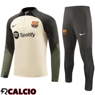 Insieme Tuta Calcio FC Barcellona Giallo Verde 2023/2024