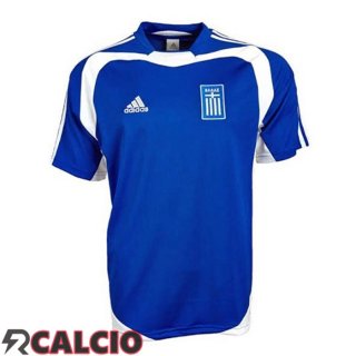 Prima Maglie Calcio Grecia Retro Blu 2004