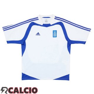 Seconda Maglie Calcio Grecia Retro Bianco 2004