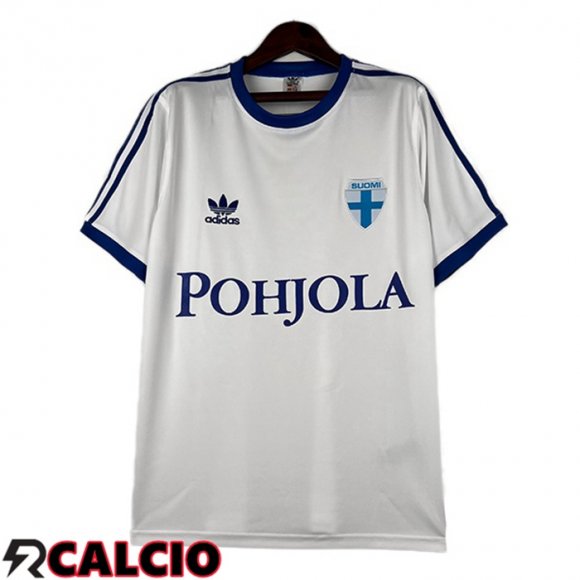 Prima Maglia Finlandia Retro Bianco 1982