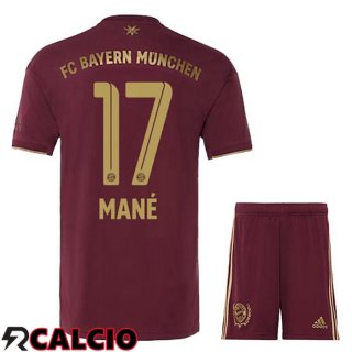 Maglia Bayern Monaco (Mané 17) Bambino Edizione Speciale Rosso 2022/2023
