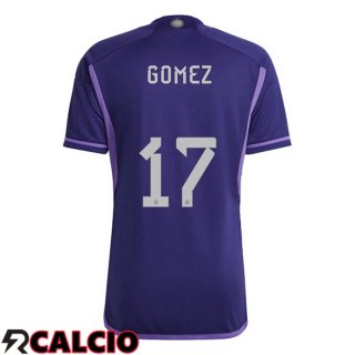 Seconda Maglia Argentina (GOMEZ 17) Porpora 2022/2023