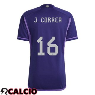 Seconda Maglia Argentina (J.CORREA 16) Porpora 2022/2023