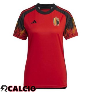 Prima Maglia Belgio Donna Rosso 2022/2023