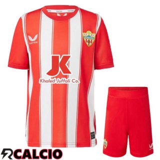 Prima Maglia UD Almeria Bambino Rosso Bianco 2022/2023