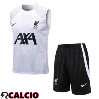 Canotta Calcio FC Liverpool + Shorts Bianco 2022/2023