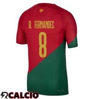 Prima Maglia Portogallo (J. MOUTINHO 8) Rosso Verde Coppa del Mondo 2022