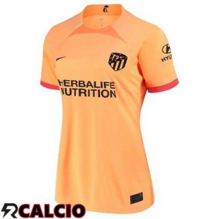 Terza Maglia Atletico Madrid Donna Arancia 2022/2023