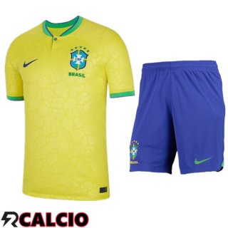 Insieme Prima Maglia Brasile + Pantaloncini 2022/2023