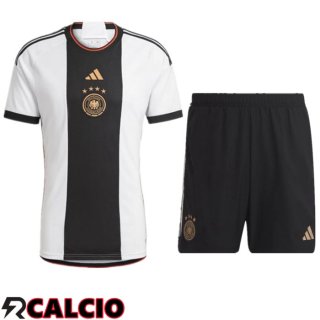 Insieme Prima Maglia Germania + Pantaloncini Coppa Del Mondo 2022