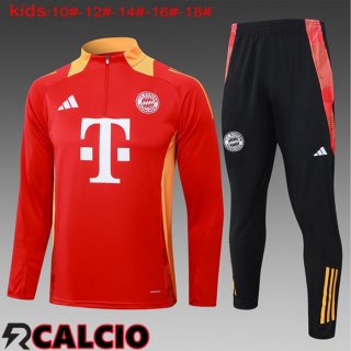 Insieme Tuta Calcio Bayern Monaco Bambino Rosso 2024/2025