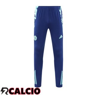 Pantaloni Da Allenamento Manchester United Blu 2024/2025