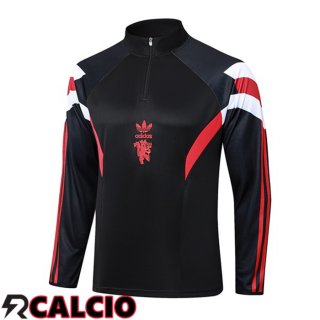 Felpa Allenamento Manchester United Nero 2024/2025