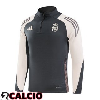 Felpa Allenamento Real Madrid Grigio 2024/2025