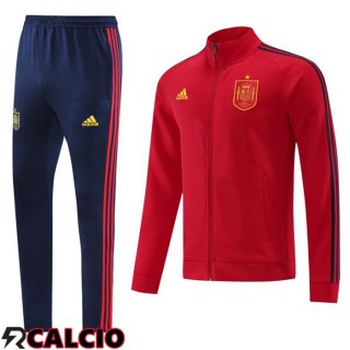 Insieme Tuta Calcio - Giacca Spagna Rosso 2022/2023