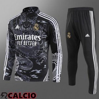 Insieme Tuta Calcio Real Madrid Bambino Nero 2023/2024