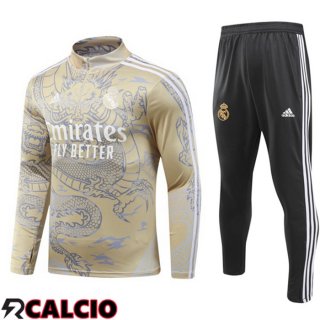 Insieme Tuta Calcio Real Madrid Giallo 2023/2024