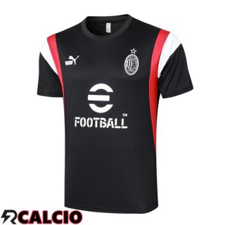 T Shirt Allenamento AC Milan Nero 2023/2024