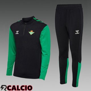 Insieme Tuta Calcio Real Betis Bambino Nero 2022/2023