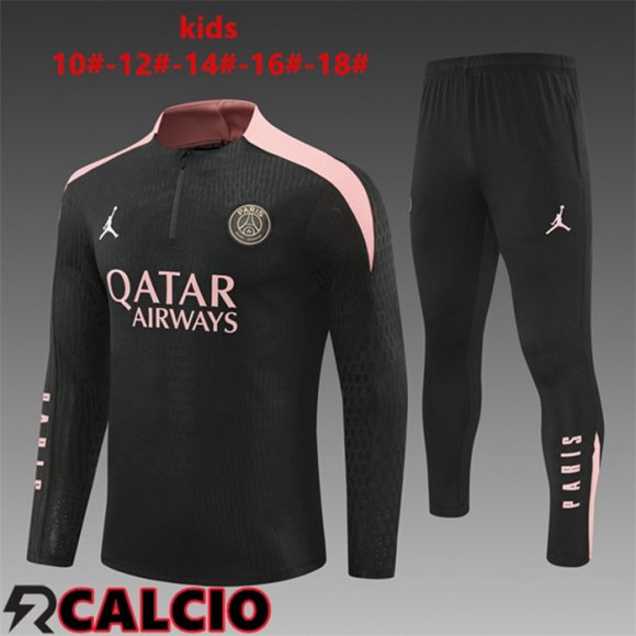 Insieme Tuta Calcio Paris PSG Bambino Nero 2024/2025