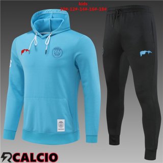 Insieme Giacca Con Cappuccio Tuta Paris PSG Bambino Blu 2022/2023