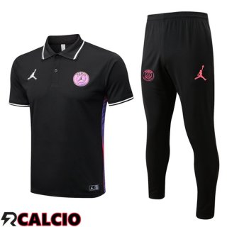Maglia Polo Paris PSG + Pantaloni Nero 2022/2023