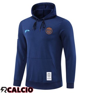Felpa Cappuccio Paris PSG Blu Reale 2022/2023