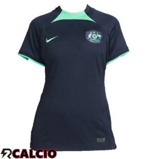 Seconda Maglie Calcio Australia Donna Nero 2022/2023