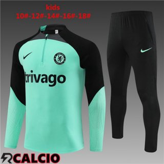 Insieme Tuta Calcio FC Chelsea Bambino Verde 2023/2024