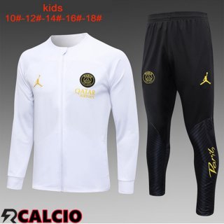 Insieme Tuta Calcio Paris PSG Bambino Bianco 2023/2024