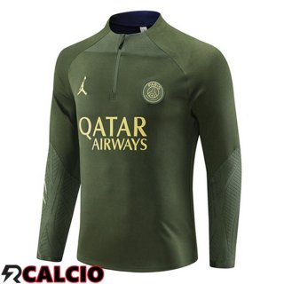 Felpa Allenamento JORDAN Paris PSG Verde 2023/2024
