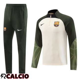 Insieme Tuta Calcio FC Barcellona Bianco Verde 2023/2024