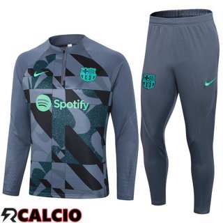 Insieme Tuta Calcio FC Barcellona Grigio 2023/2024